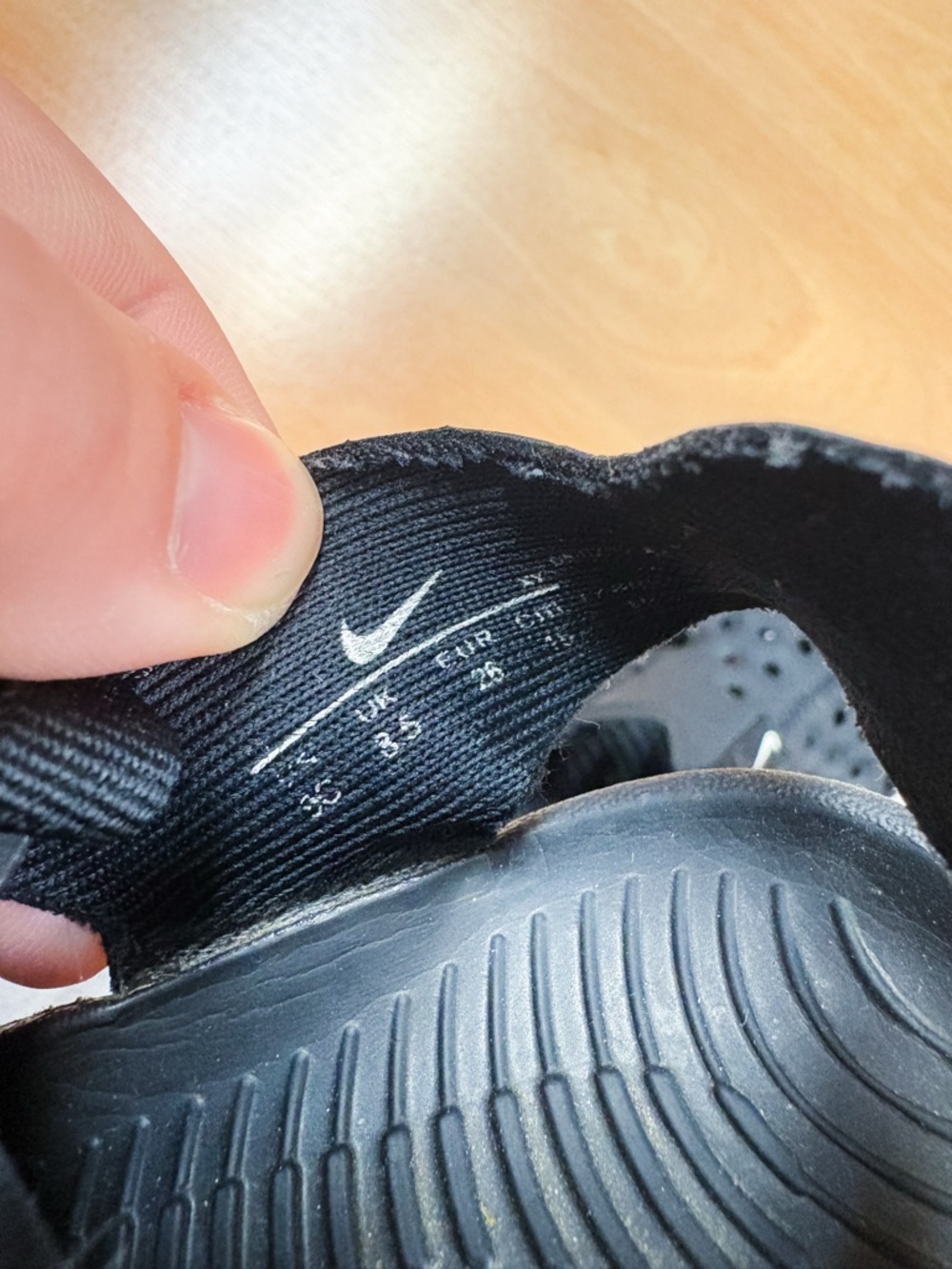 Nike Black Sunray Protect Toddler Sandals Size 8 - Picture 9 of 9